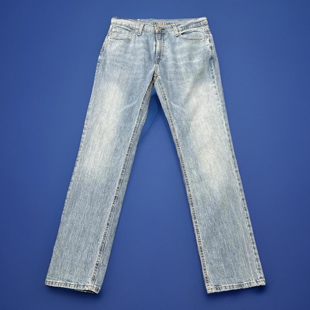 Levis Jeans Mens 30x32 Blue 541 Athletic‎ Tapered Mid Rise Stretch 33x31.5